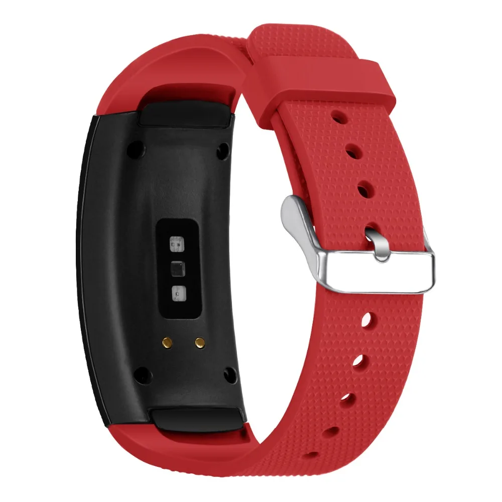 Ремешок спортивный для Samsung Gear Fit2 Pro роскошный силиконовый браслет Fit 2 SM-R360
