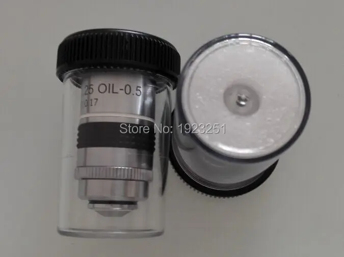 Научный микроскоп объектив Darkfield 100X/1 25 160/0.17 план масла с Iris Diaphragm-RMS4/5