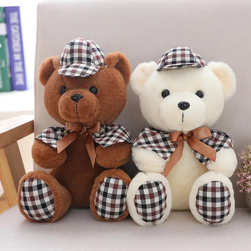 Аксессуар 30 см в костюме с шляпой мягкие игрушки животные джентльменский медведь