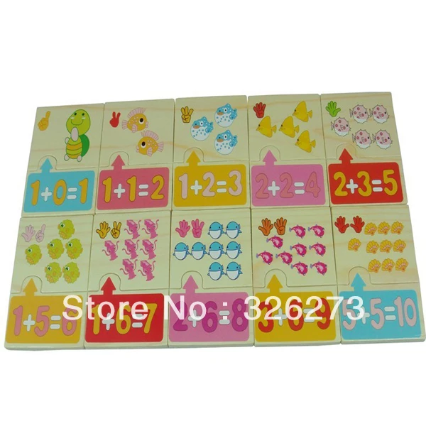 Free shipping New Educational puzzles in animal and fruit educational kid toys mathematic PT019 | Игрушки и хобби