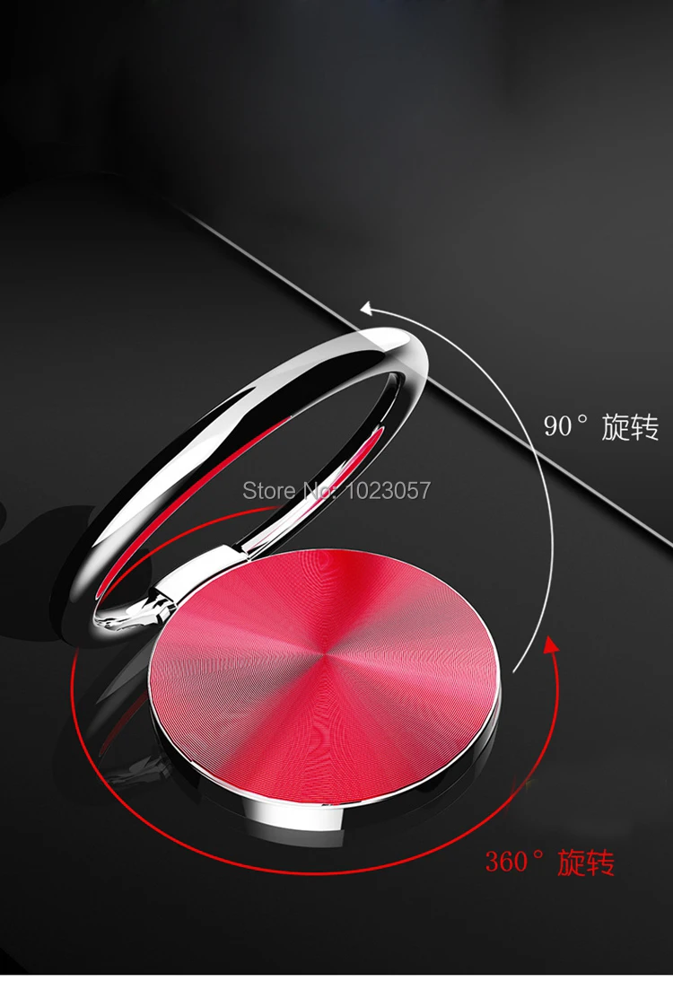 360 Degree Ring Finger Holder Car Magnet Phone Case On Huawei Honor 6A 6C Pro Stand V9 Play |