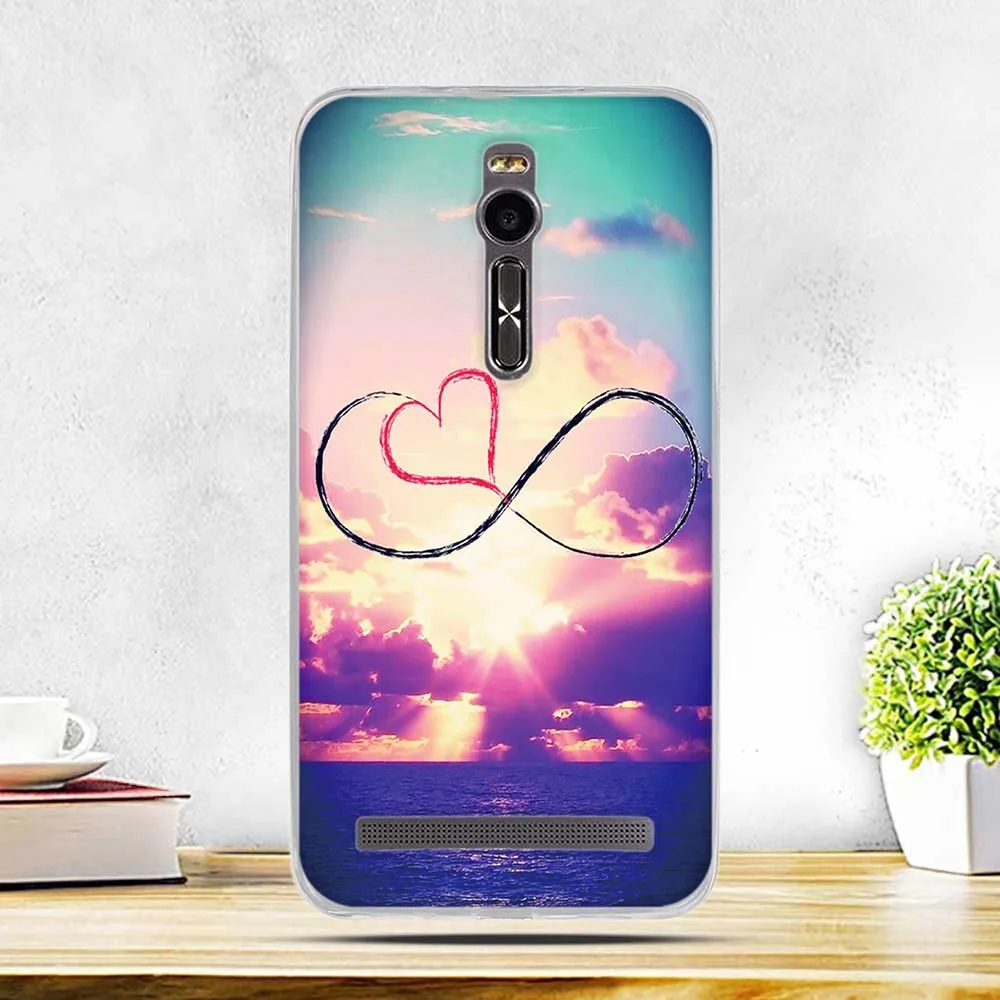 27 Для Asus ZenFone 2 ZE551ML 5," Мягкий ТПУ цветочный чехол для телефона для ASUS Zenfone 2 Deluxe ZE551ML ZE550ML Z008D Z00AD Deluxe ZE551ML - Цвет: 27