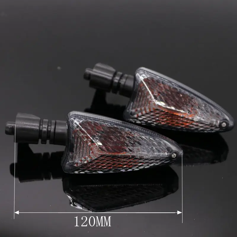 Smoke 120mm Для Aprilia shiver 750 10-16 Dorsoduro 750 08-16 Dorsoduro 1200 11-16 мотоцикл передний или задний указатель поворота - Цвет: Smoke 120mm