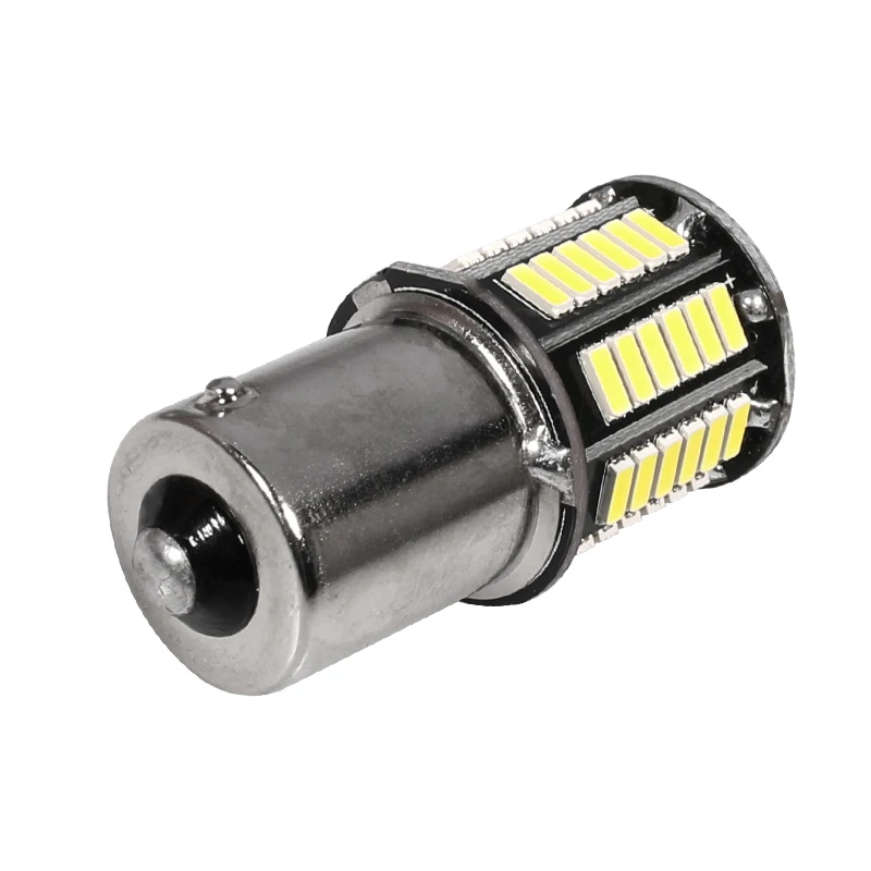HYZHAUTO 2 шт 1156 Ba15s P21W свет 4014 66 SMD S25 автомобиля авто светодиодные Фары заднего хода