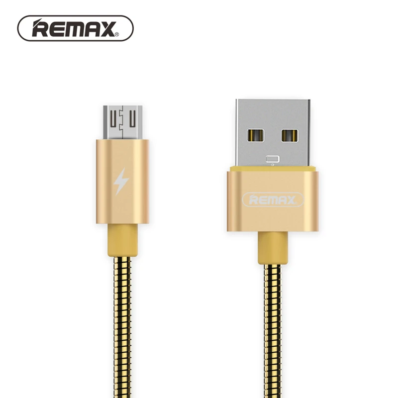 5 шт./партия металлический пружинный Micro USB кабель для синхронизации данных 2.1A USB зарядное устройство кабели быстрой зарядки для iphone 6 7 8 XR samsung Xiaomi huawei - Цвет: Золотой