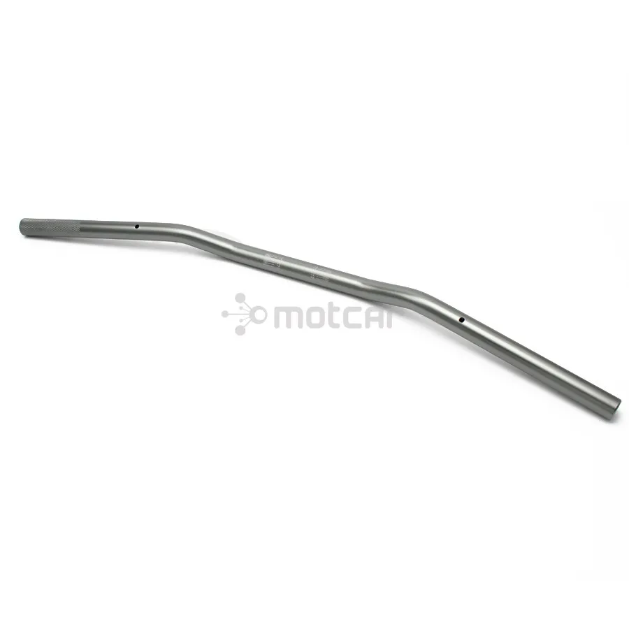 Titanium 1 шт. руль мотоцикла хром 7/" 22 мм Чоппер кафе гонщик алюминиевый руль высотный натяжитель Крузер, Боббер универсальная посадка - Цвет: Titanium