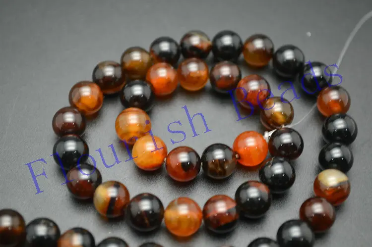 Круглые Бусины Из Натурального темно красного агата 4 12 мм|accessories beads|accessories