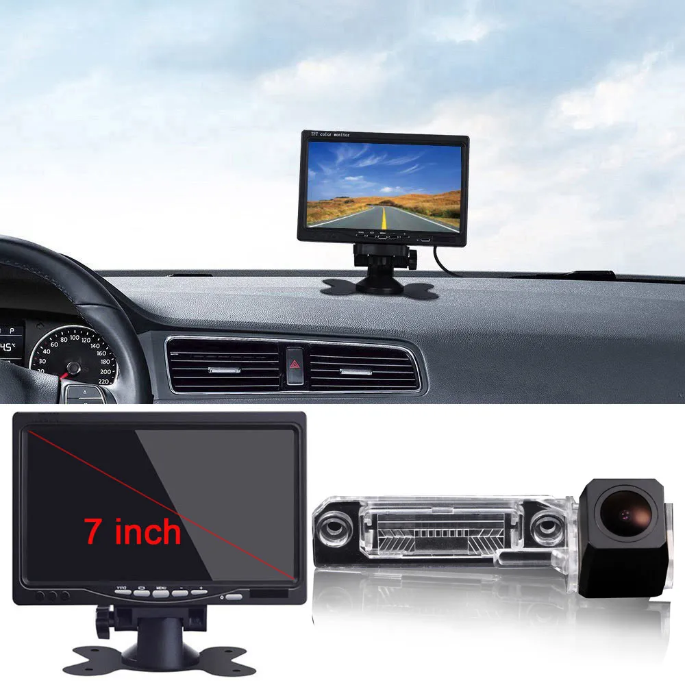 Для VW Polo Touareg JettaCaddy passat Golf Skoda Superb Автомобильная камера заднего вида для парковки и
