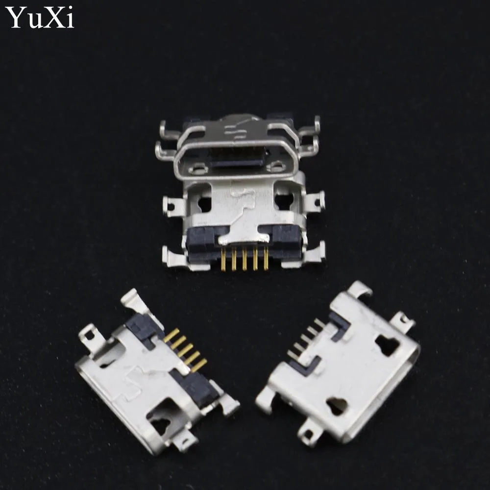 YuXi 100 шт. Micro USB разъем для зарядки мини-разъем док-разъем lenovo A798T A590 A808 A706T A670T S890 S820