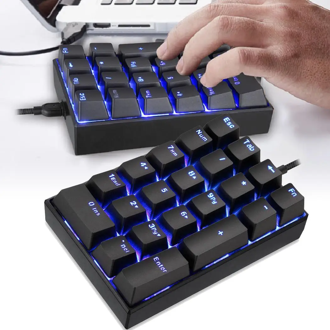 Motospeed 2019 Горячая K23 USB Проводная цифровая механическая клавиатура с Kailh коробка