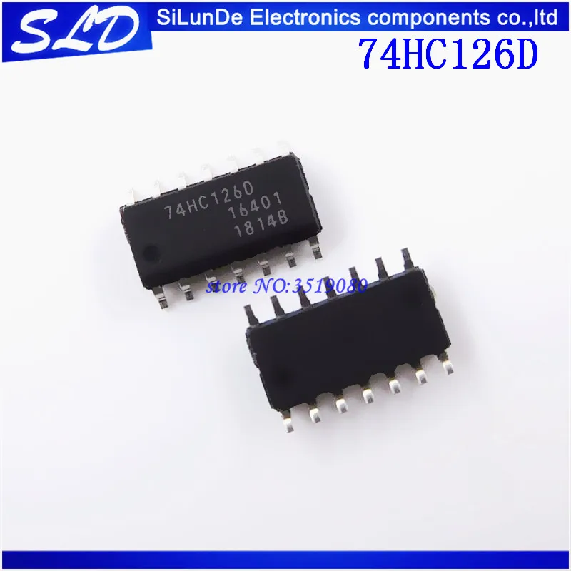 

Free Shipping 50pcs/lot 74HC126D SOP14 74HC126 SOP-14 new and original in stock