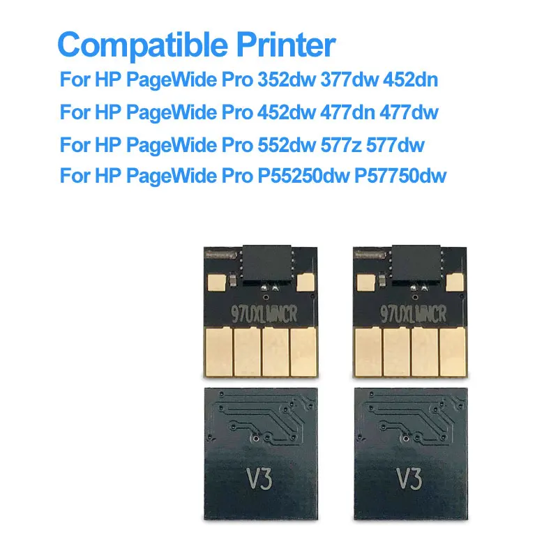 Чип ARC для HP 972 973 974 975 972XL 973XL 974XL 975XL постоянный чип PageWide Pro 352dw 377dw 452dn 452dw 477dn 477dw 552dw |