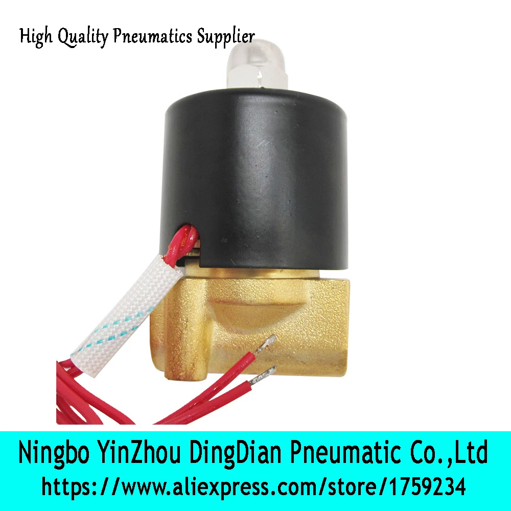 2/2 way normally closed direct acting brass high pressure solenoid valve |