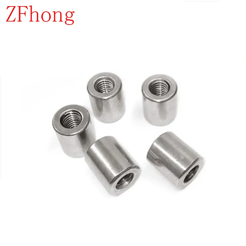 20 шт M5 * 8/10/15/20 круглая муфта из нержавеющей стали|coupling nut|round coupling nutnut nut |