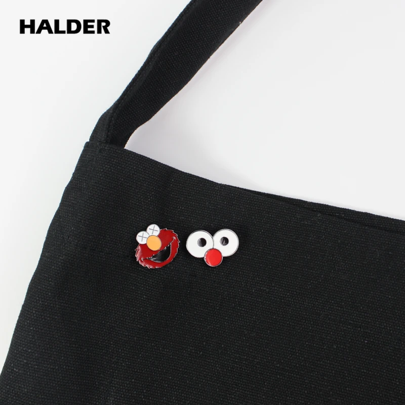 BR0024 halder Улица Сезам Элмо птица Печенья Монстр Оскар Grouch броши-Значки для лацкана одежда значок для рюкзака украшения из джинсы