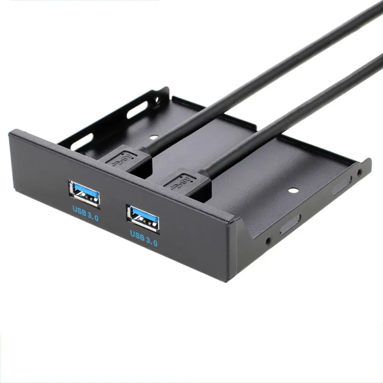Высокая производительность 20 Pin 2 порта USB 3,0 концентратор USB3.0 Передняя панель кронштейн Кабель-адаптер для ПК настольный 3,5 дюймов флоппи-отсек