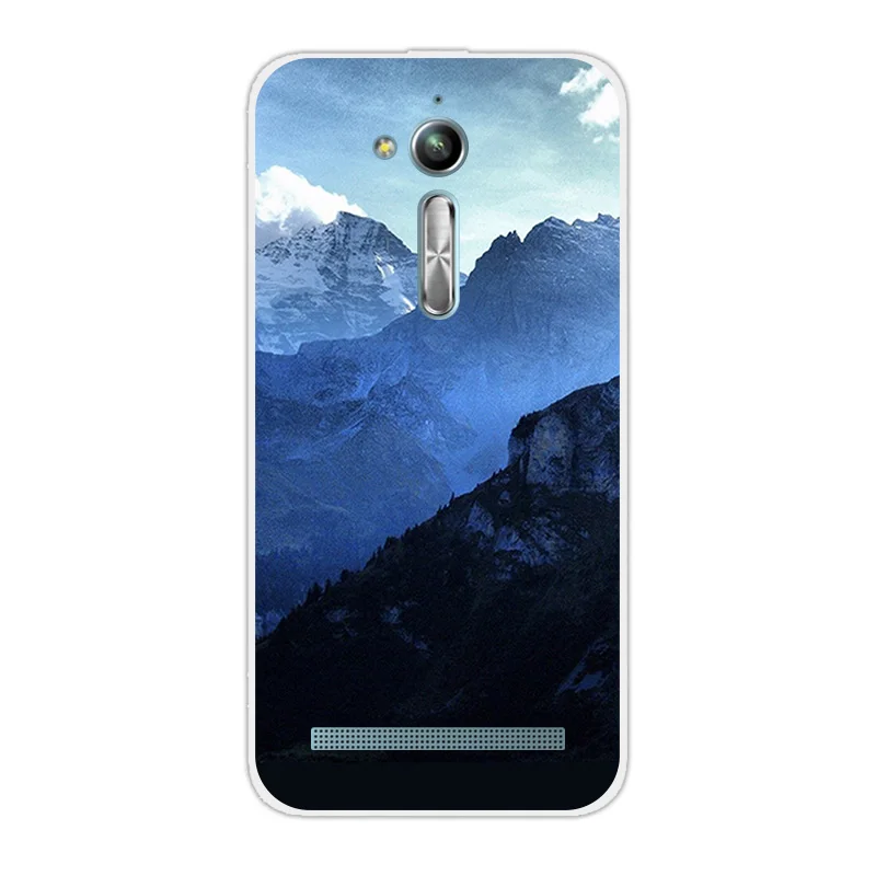 Чехол для Asus Zenfone Go ZB500KL ZB500KG мягкие силиконовые чехлы дизайн с пейзажем 5 0 ''