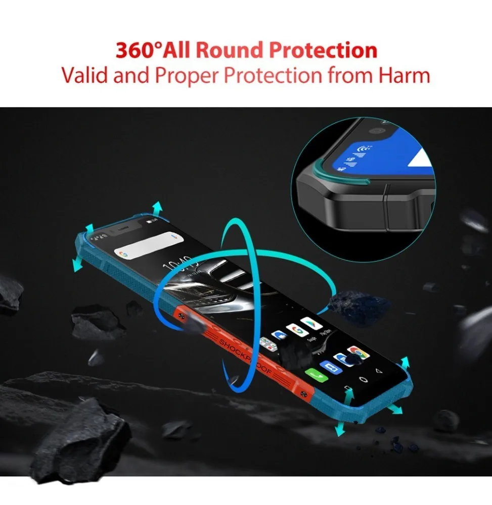 Ulefone Armor 6E IP68 водонепроницаемый ударопрочный мобильный телефон Helio P70 4 Гб+ 64 Гб 6," 19:9 FHD+ 5000 мАч Android 9,0 NFC разблокировка лица