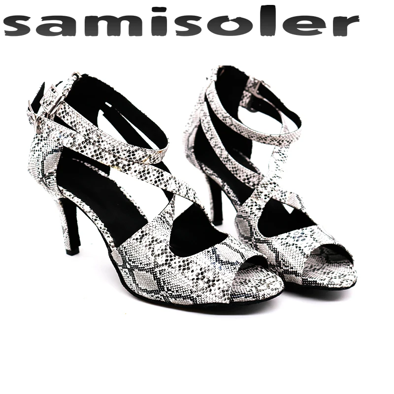 Samisoler Hot selling Women Professional Dancing Shoes Ballroom Dance Shoes Ladies Latin Dance Shoes heeled 5CM-10CM