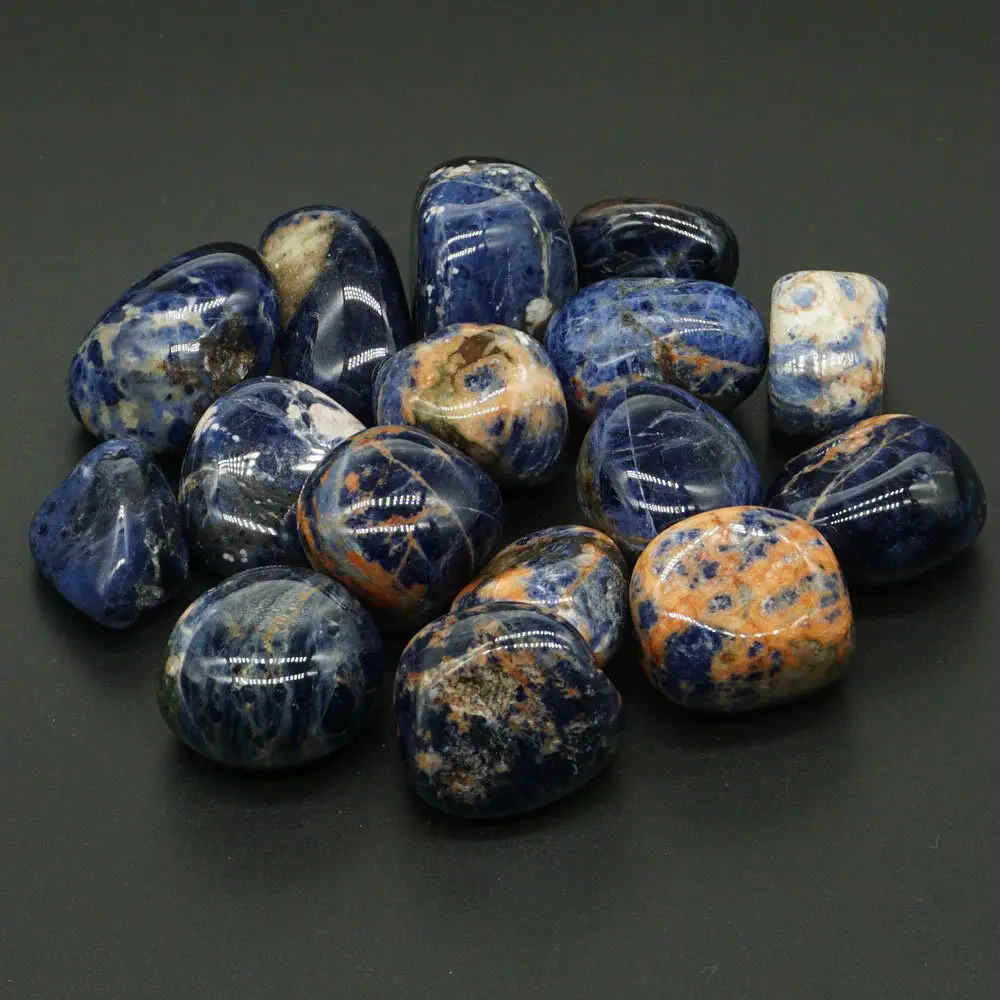 Blue Sodalite 200 г натуральный камень смешанные камни для кварцевого хрусталя Рейки Исцеление Wicca энергетический аквариум для аквариума декор - Цвет: Blue Sodalite