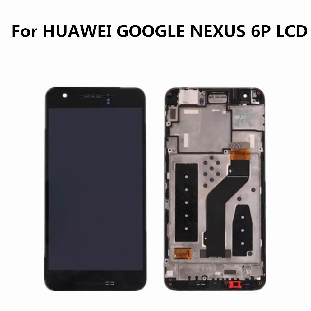 Оригинальный черный для 5 7 &quotHuawei Google Nexus 6P ЖК дисплей сенсорный экран дигитайзер
