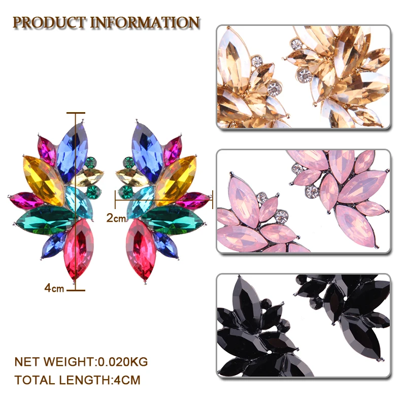 Женские серьги гвоздики в богемном стиле различные цвета|fashion stud earrings|stud earringsstud