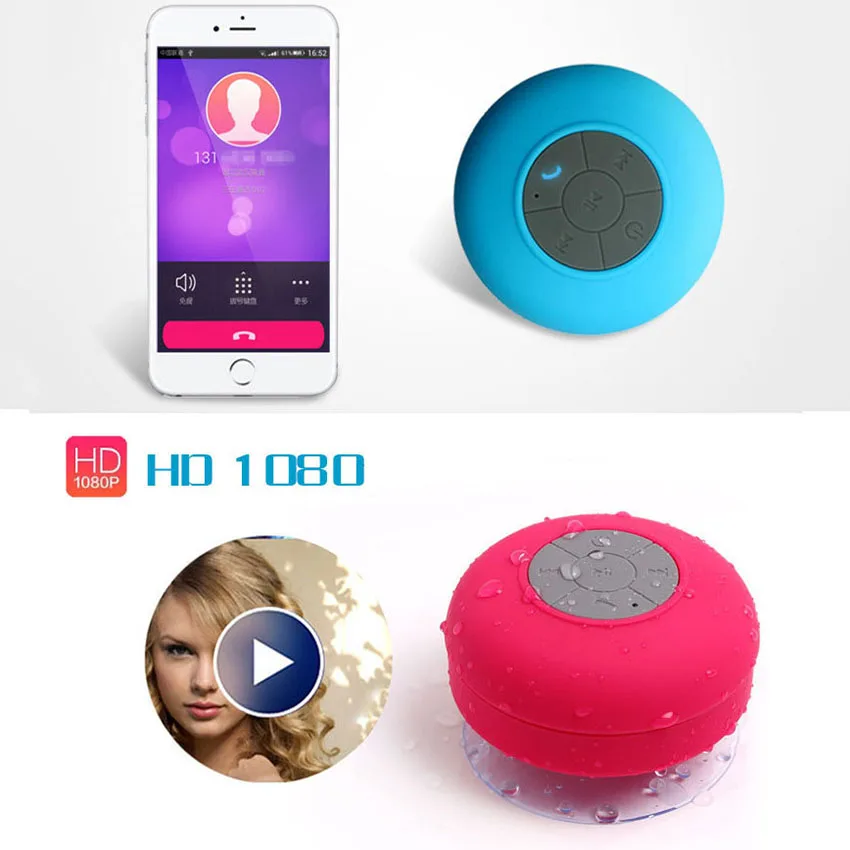 Aimitek Водонепроницаемая мини Bluetooth колонка беспроводная ванная комната Душ