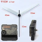 HS88 Suzuki бесшумный механизм пластиковые настенные часы механизм с 9103 # серебряные руки принадлежность для часов кварцевые часы