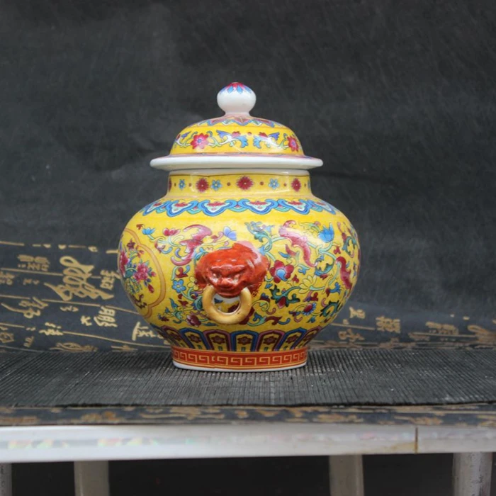 

Storage tanks antique porcelain, antiques yellow general cans ornaments