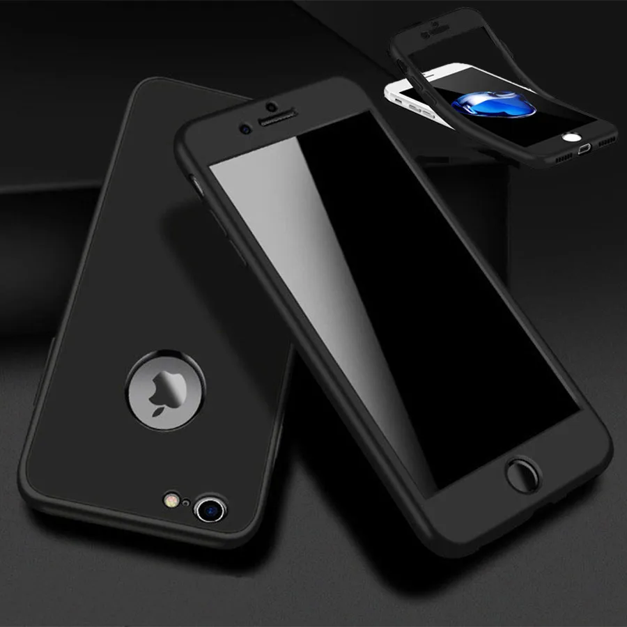 Case For iPhone 7 Plus 6s 6 8 X XR XS MAX Huawei P30 Pro P20 Mate 20 Cover 360 Full Silicone Honor 10 8A 8X 9 Lite |
