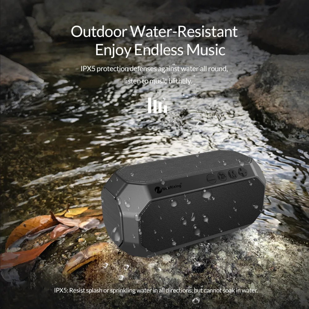 Bluetooth Колонка Newrixing Беспроводная портативная 10 Вт|bluetooth speaker|wireless bluetooth speakermini speaker |