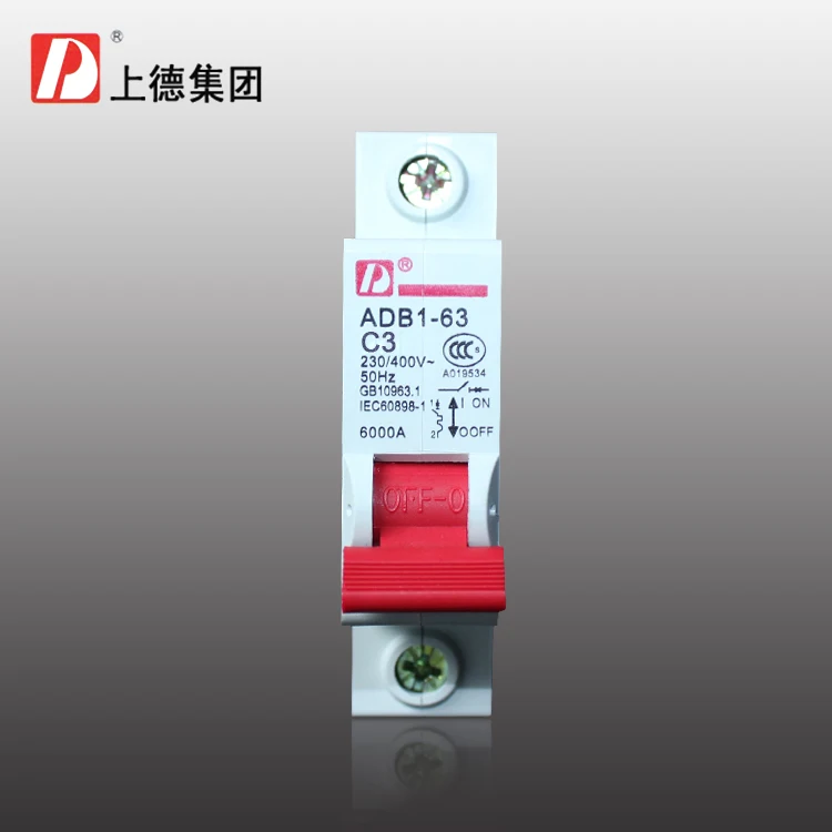 Бытовой автоматический выключатель/переключатель ADB1 1P 3A запатентованная