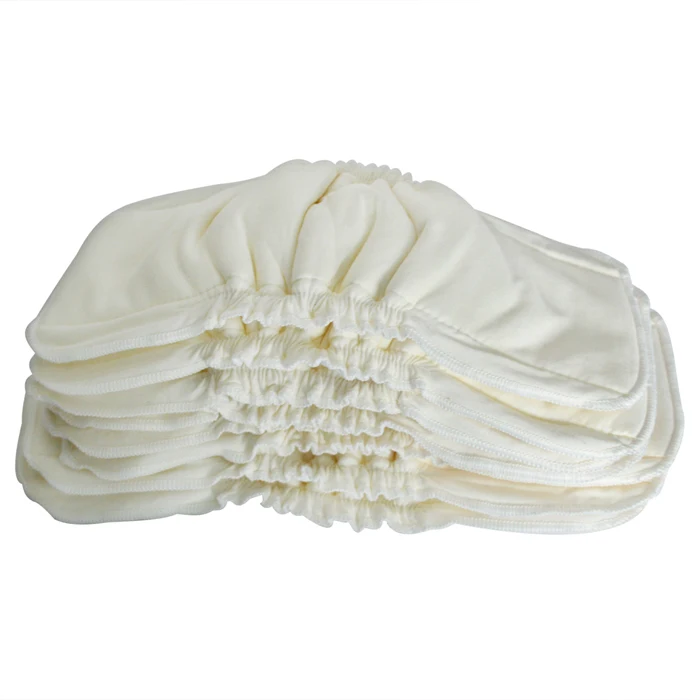 Натуральные Бамбуковые хлопковые моющиеся подгузники детские сильные