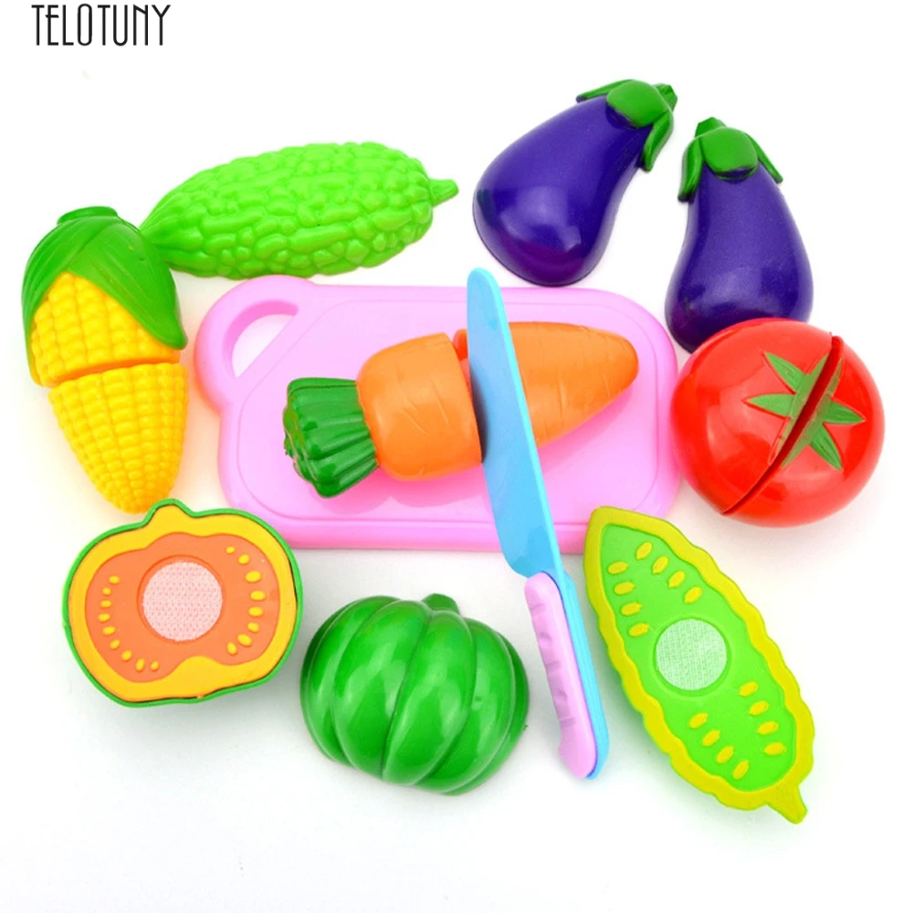 

TELOTUNY детская имитация фруктов, ролевая игра, кухня, фрукты, овощи, имитация еды, игрушка, набор для резки, подарок Z0123
