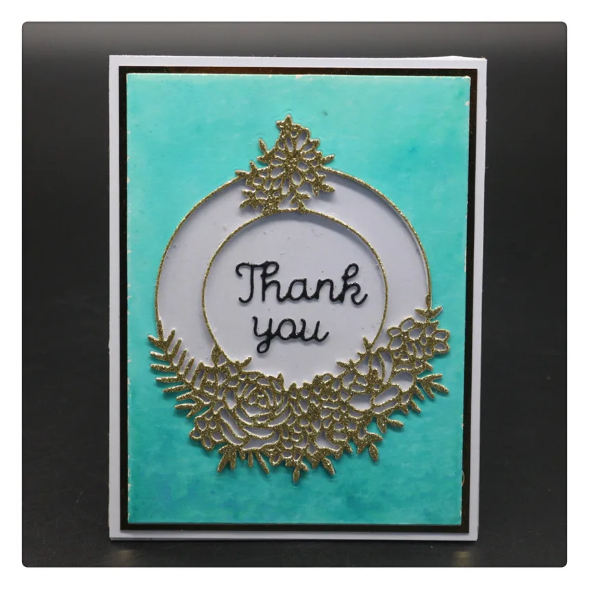 VCD123 спасибо скрапбукинга металла резки штампы для трафареты карточки украшения