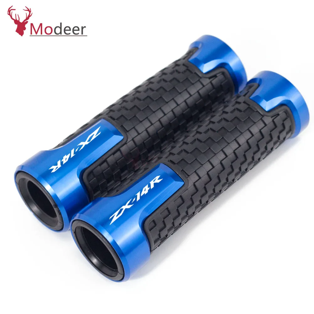 Мотоциклетные ручки Нескользящие резиновые наконечники стержня 7/8 дюйма 22 мм 24