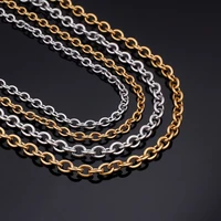 68 mm width link chain men jewelry stainless steel male gift to friends