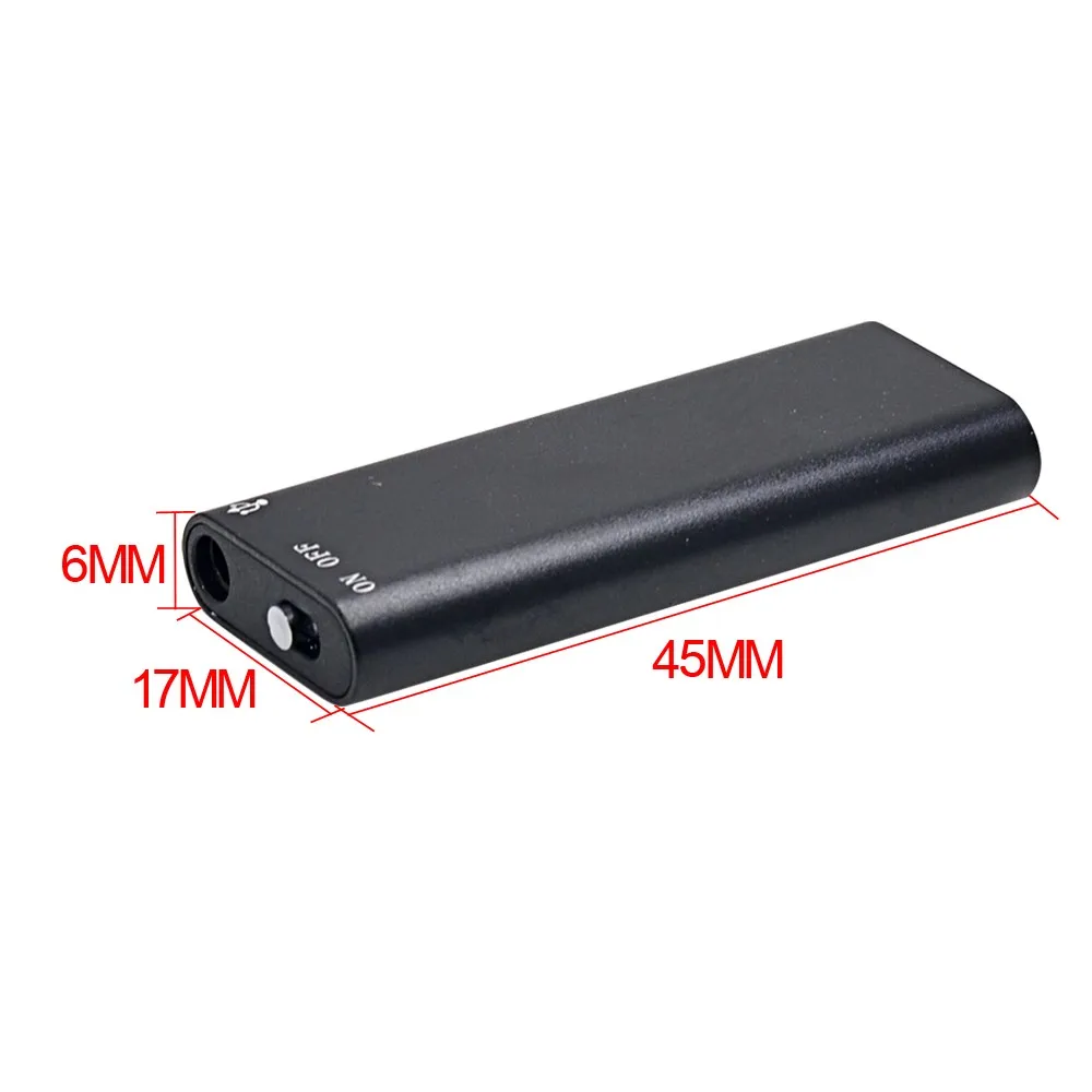 Профессиональный диктофон CHIPAL 8 ГБ цифровой аудио мини + MP3 плеер USB флеш