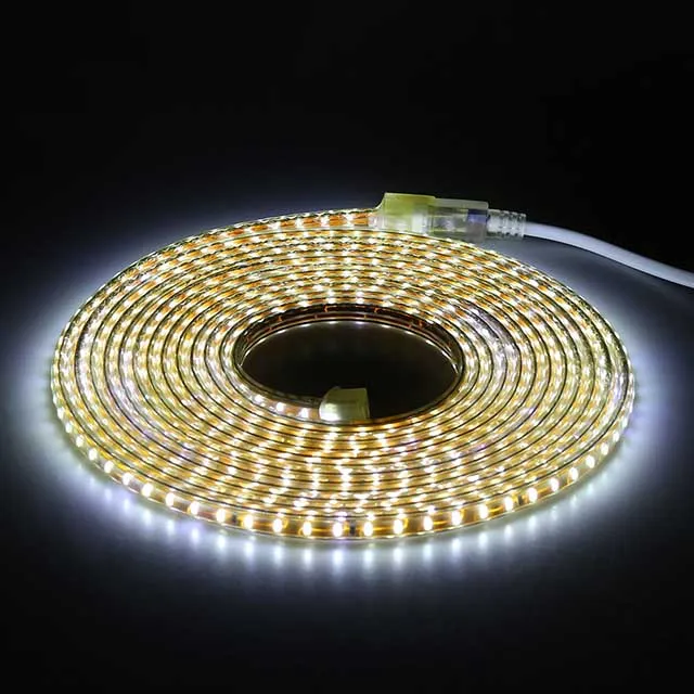 White ZINUO 20 м светодиодный светильник SMD3014 IP65 AC220V гибкая лента Светодиодная лента белый/теплый белый/красный/синий/зеленый светодиодный светильник - Испускаемый цвет: White