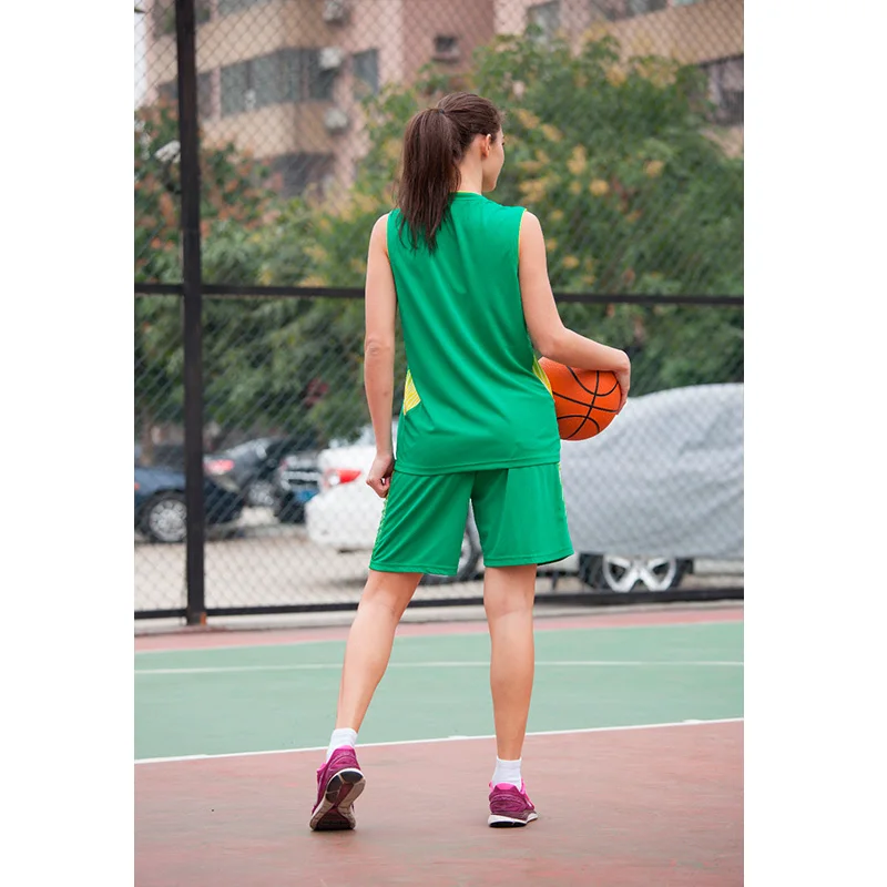 Новинка 2017 года женские Баскетбол Майки девочек дышащая пустой спортивный