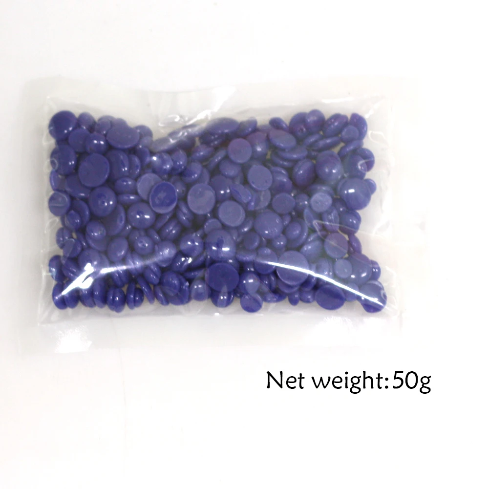 Воск в гранулах лаванды Твердый для депиляции бразильский воск удаления волос