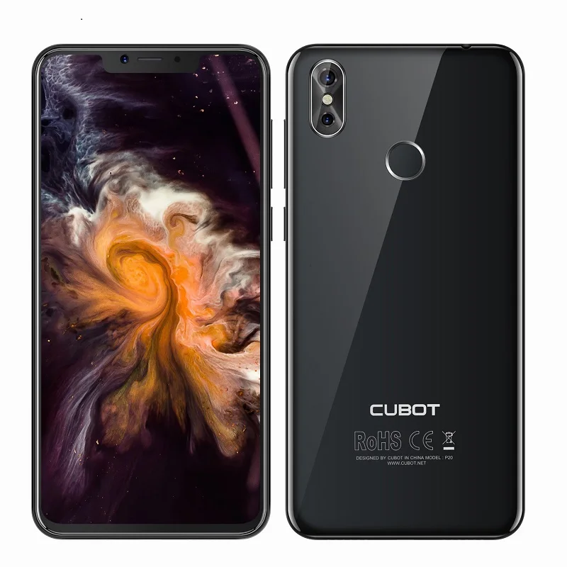 Cubot P20 смартфон с восьмиядерным процессором MT6750T ОЗУ 4 Гб ПЗУ 64 ГБ 6 18 дюйма 4000 мАч