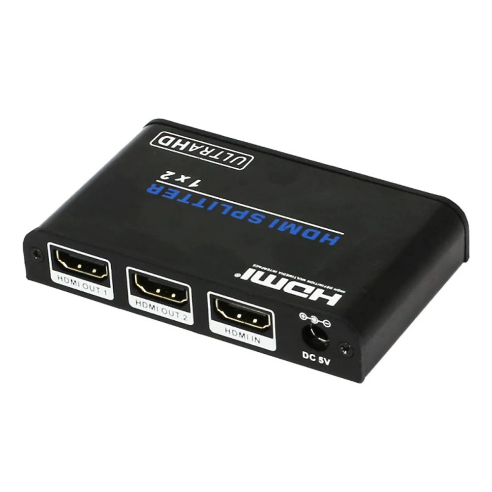 Сплиттер 1080P @ 60 Гц 3D 4K 2K UHD HDMI 2 0 1x2 1 вход выхода ретранслятор переключатель коробка