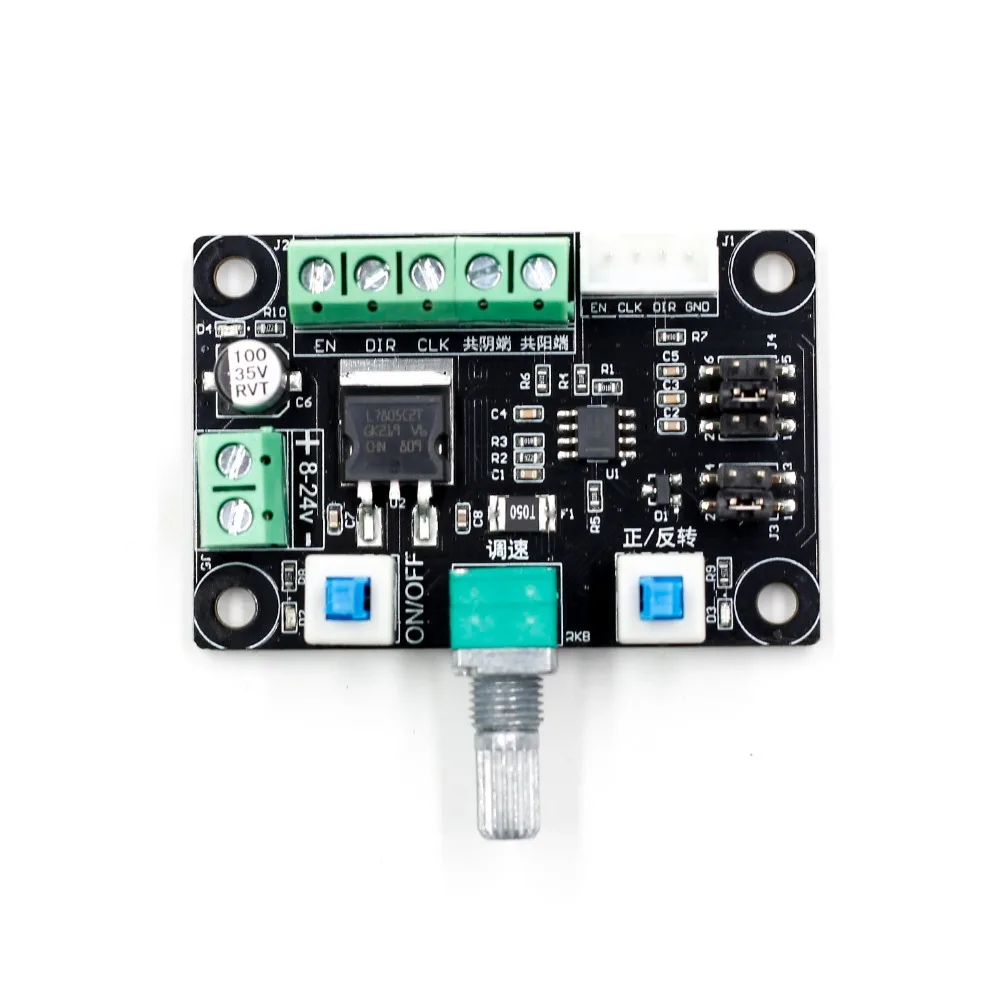 DC 12V 24V Генератор импульсных сигналов для шагового двигателя контроллер скорости