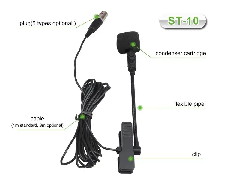 ACEMIC ST 10R Pro проводной саксофонный микрофон Высокая точность голоса музыкальный