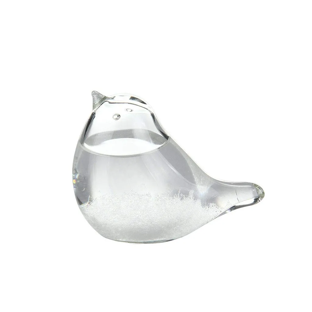 Прогноз погоды Storm Glass в форме птицы Хрустальный настольный декор стеклянные