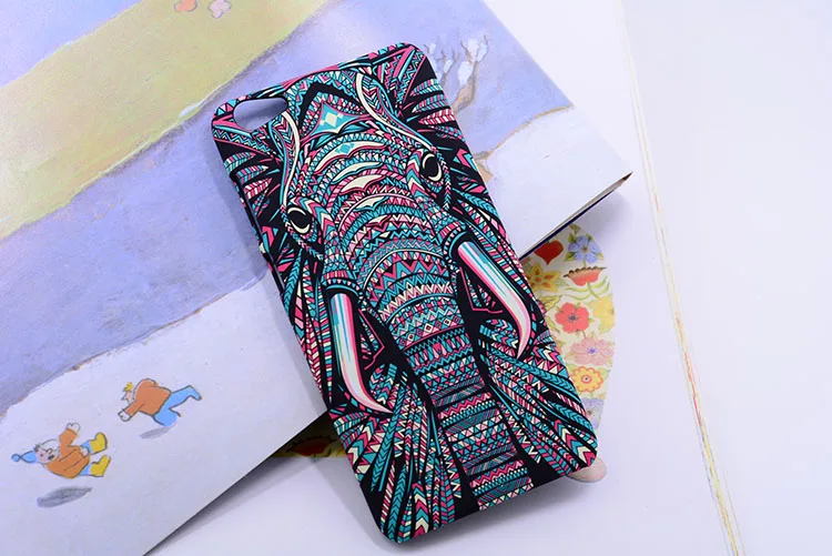 Новый 3D Рельеф Бренд Животных Лев Волк Pattern Сова Жесткий Задняя Крышка phone case для