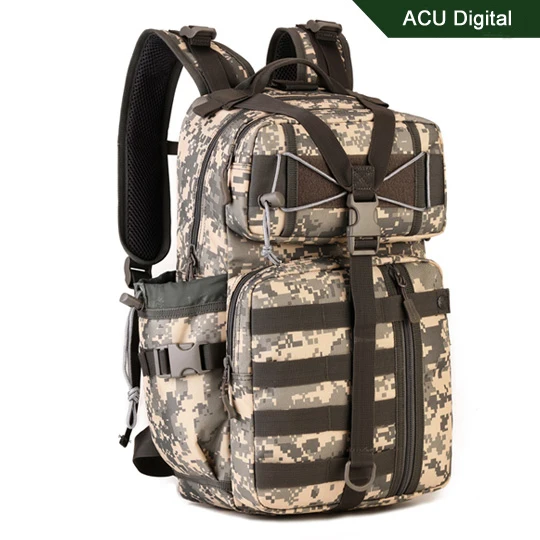 ACU Digital Протектор Плюс Открытый Molle 30L спортивные сумки тактическая Сумка военный рюкзак Рыбалка Охота Кемпинг Туризм тактический рюкзак - Цвет: ACU Digital