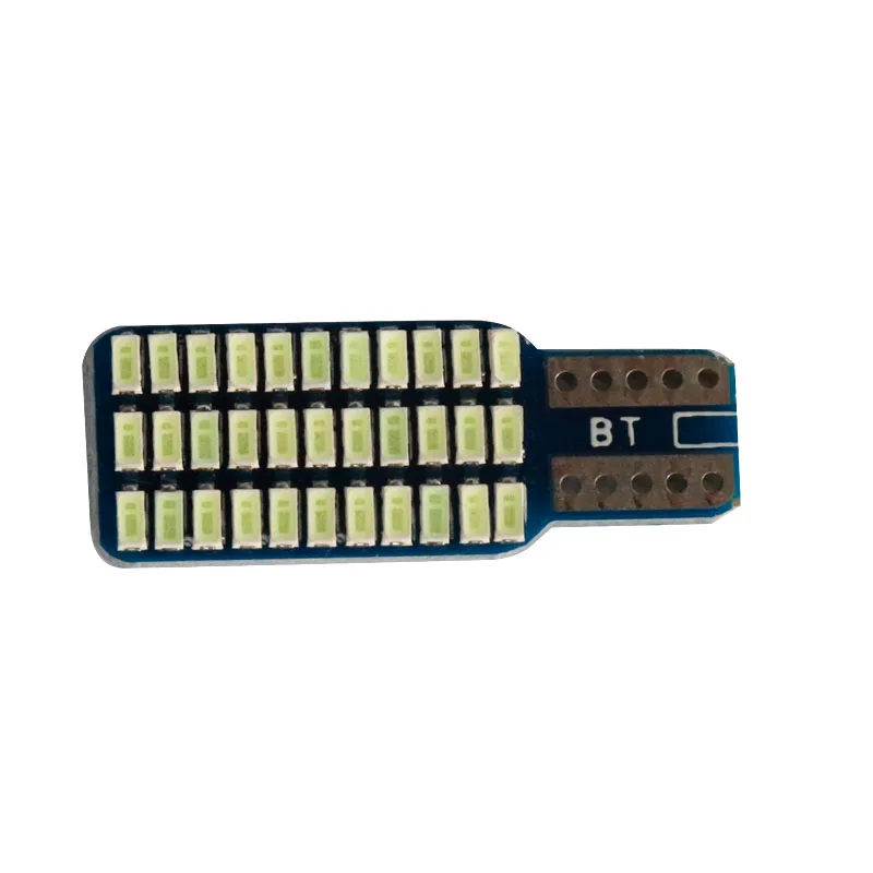 10 шт. T10 клиновидный светодиодный 33 SMD 3014 1 Вт W5W 194 168 80MA автомобильный габаритный