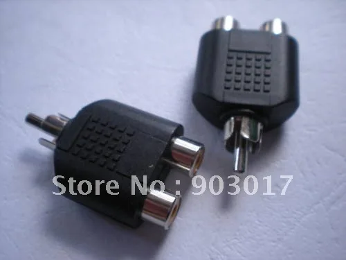 Преобразователь штекер RCA в двойной гнездовой разъем 50 шт. партии | Строительство